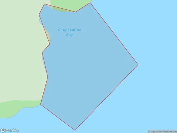 Coppermine Bay, Marlborough Polygon Area Map