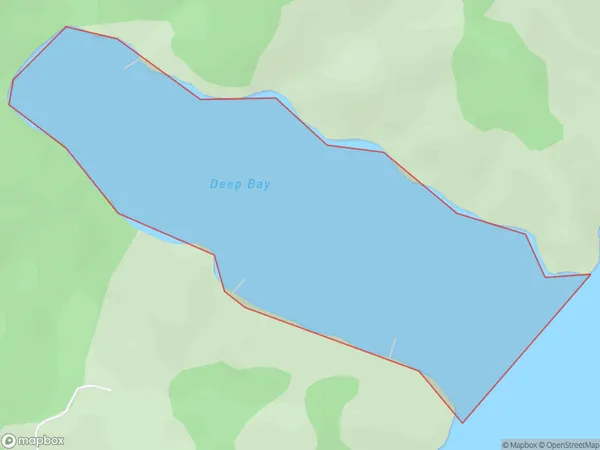 Deep Bay, Marlborough Polygon Area Map