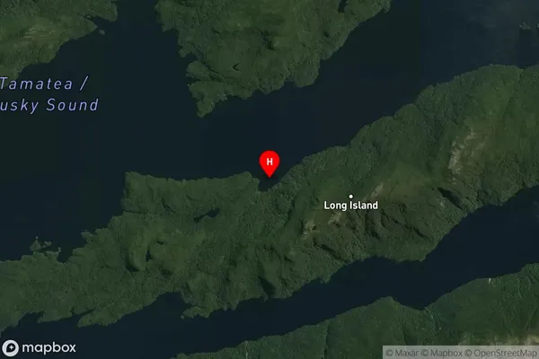 Detention Cove,Southland Satellite Map
