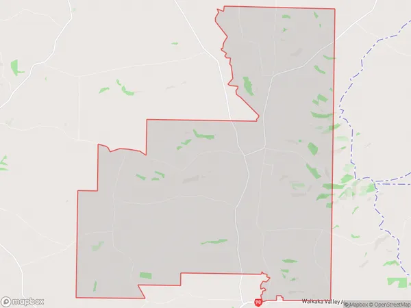 Maitland, Southland Polygon Area Map