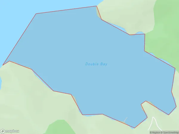Double Bay, Marlborough Polygon Area Map