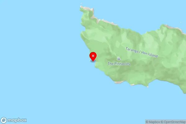Dragon Mouth Cove,Northland Area Map
