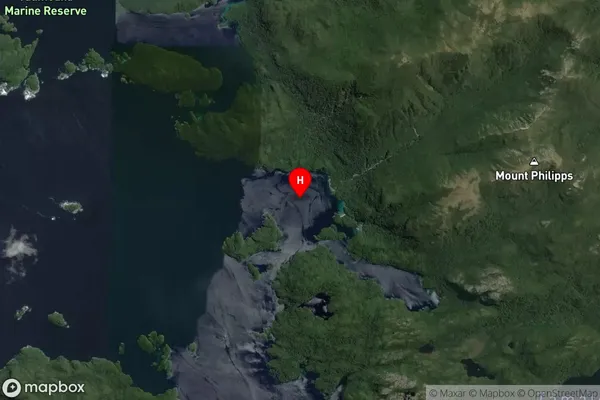 Earshell Cove,Southland Satellite Map