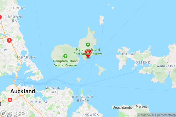 Emu Bay,Auckland Region Map