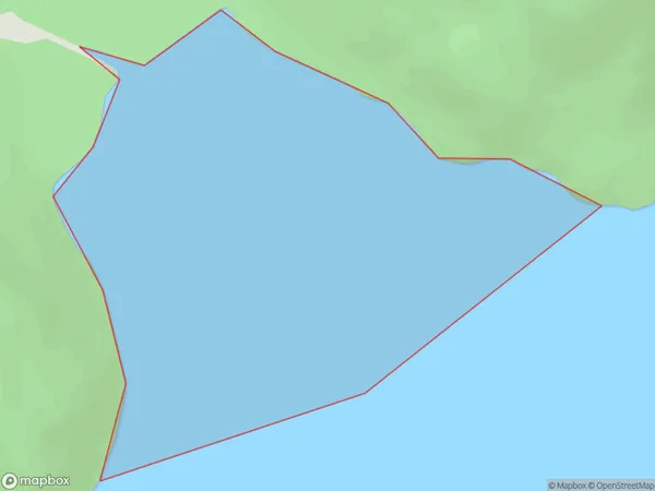 First Cove, Southland Polygon Area Map