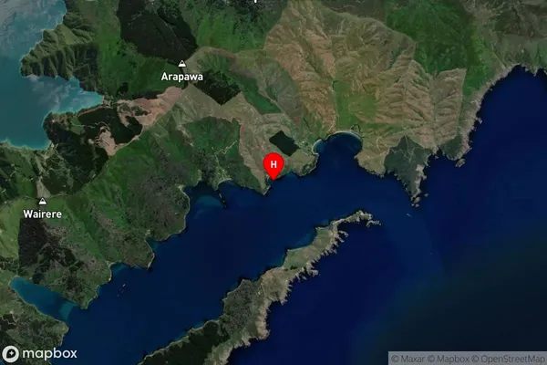 Fishermans Bay,Marlborough Satellite Map