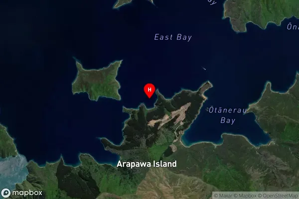 Fitzgerald Bay,Marlborough Satellite Map