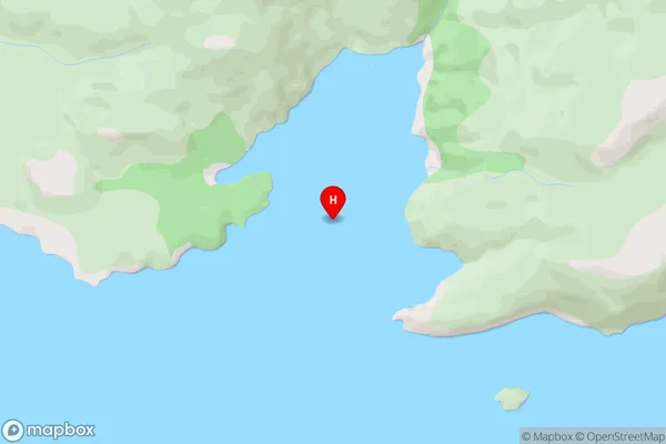 Flour Cask Bay,Southland Area Map