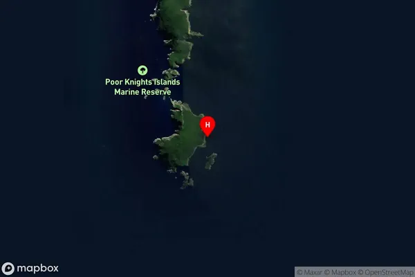 Foam Bay,Northland Satellite Map