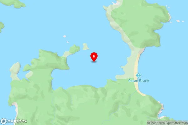 Glory Cove,Southland Area Map