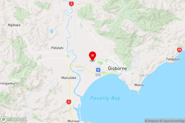 Makaraka,Gisborne Region Map