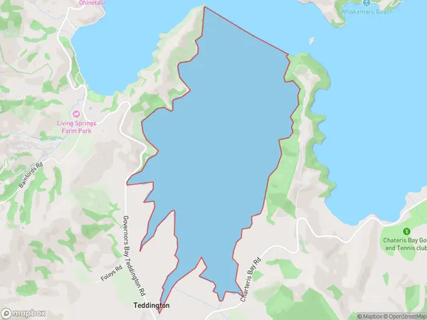 Head of the Bay, Canterbury Polygon Area Map