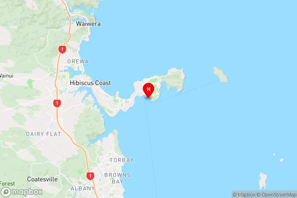 Hobbs Bay,Auckland Region Map