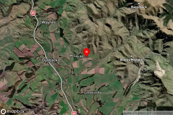 Makareao,Otago Satellite Map