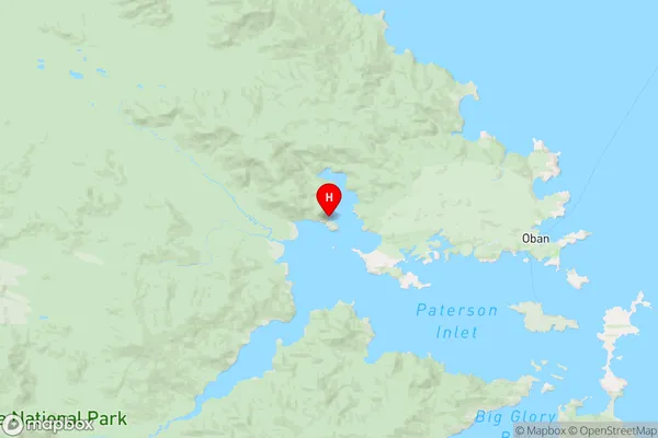 Kaiporohu Bay,Southland Region Map