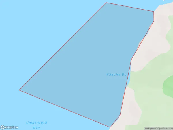 Kakaho Bay, Marlborough Polygon Area Map
