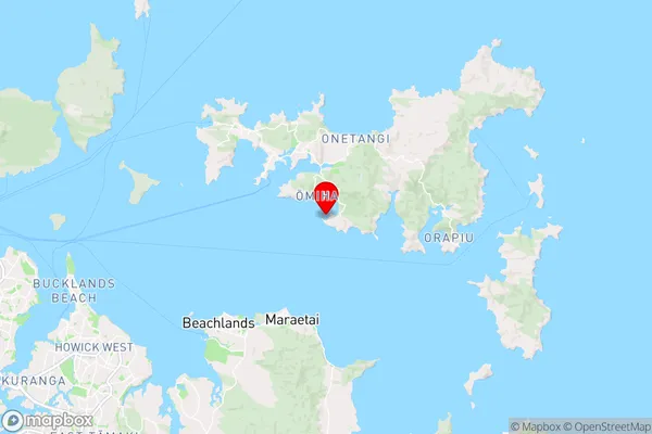 Kauaroa Bay,Auckland Region Map