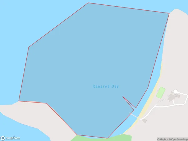 Kauaroa Bay, Auckland Polygon Area Map