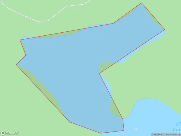 Kidney Fern Arm, Southland Polygon Area Map