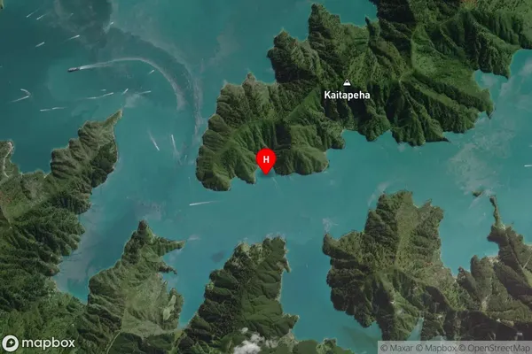 Konini Bay,Marlborough Satellite Map