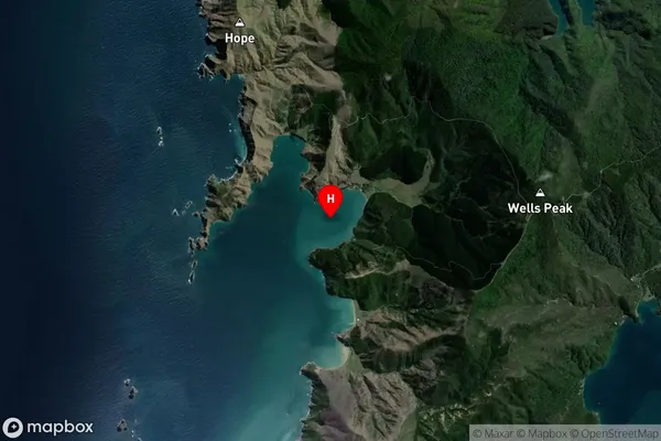 Kupe Bay,Marlborough Satellite Map