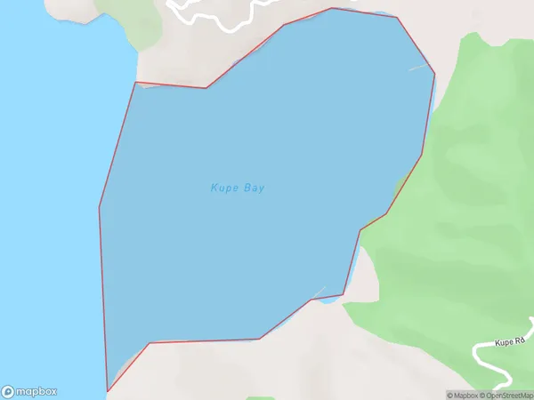 Kupe Bay, Marlborough Polygon Area Map