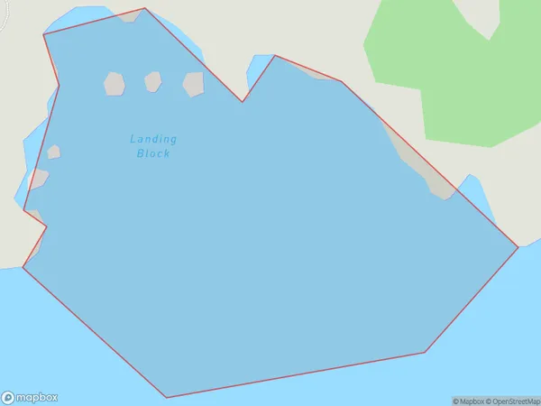 Landing Block, Waikato Polygon Area Map
