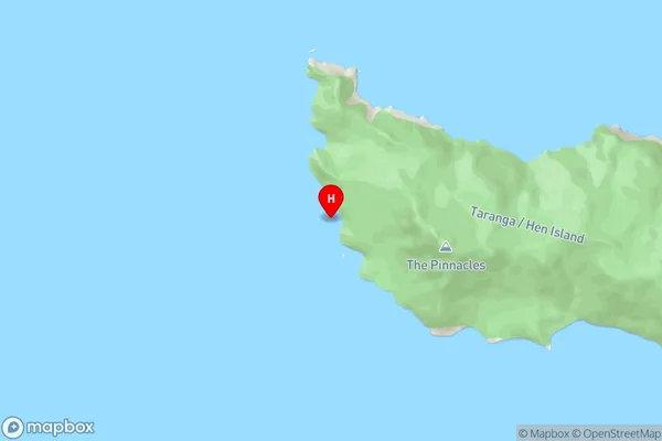 Lighthouse Bay,Northland Area Map