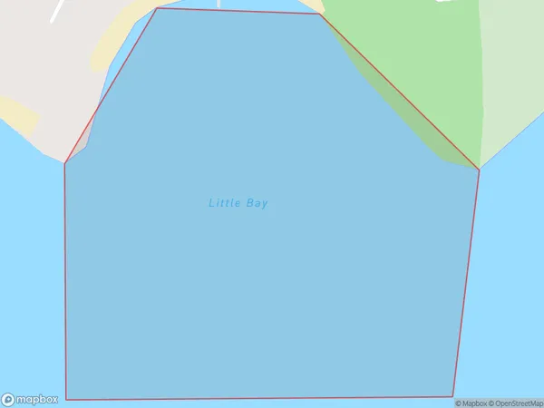 Little Bay, Auckland Polygon Area Map