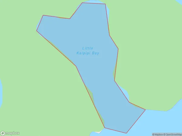 Little Kaipipi Bay, Southland Polygon Area Map