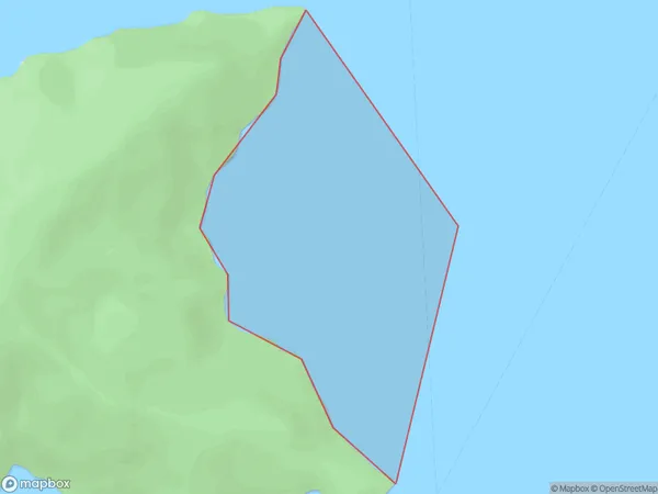 Longfellow Bay, Marlborough Polygon Area Map
