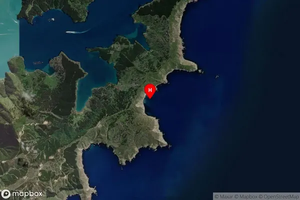 Lucky Bay,Marlborough Satellite Map