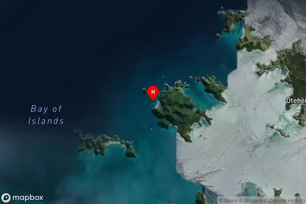 Mangahawea Bay,Northland Satellite Map