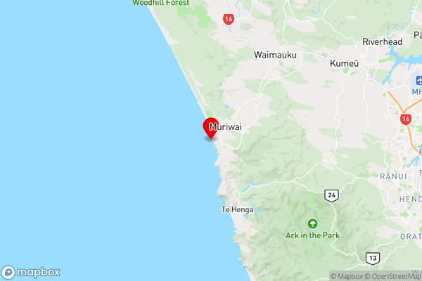 Maukatia Bay,Auckland Region Map