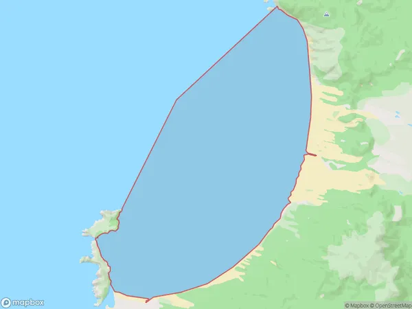 Mason Bay, Southland Polygon Area Map