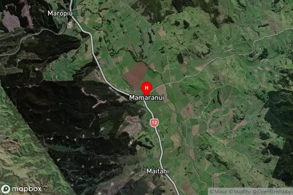 Mamaranui,Northland Satellite Map