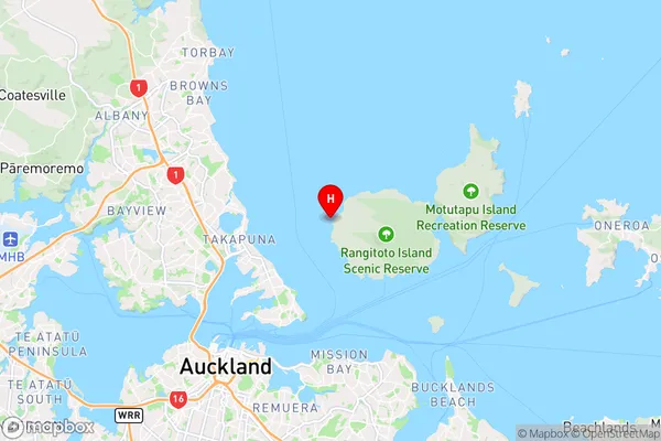 McKenzie Bay,Auckland Region Map