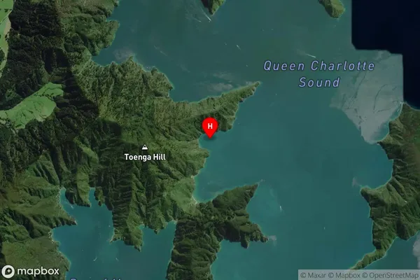 Mint Bay,Marlborough Satellite Map