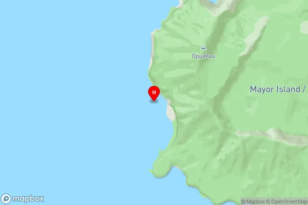 Moewai Bay,Bay of Plenty Area Map