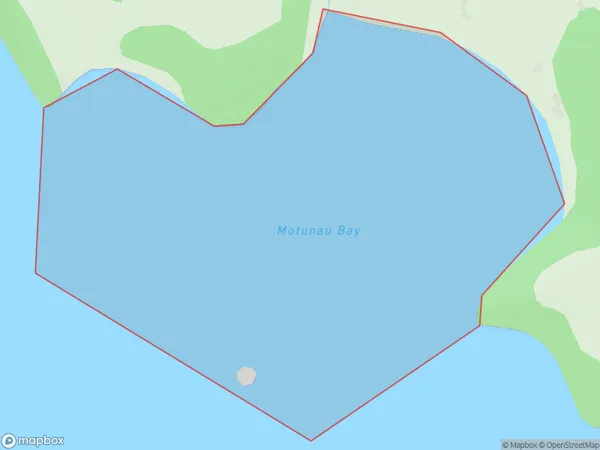 Motunau Bay, Auckland Polygon Area Map