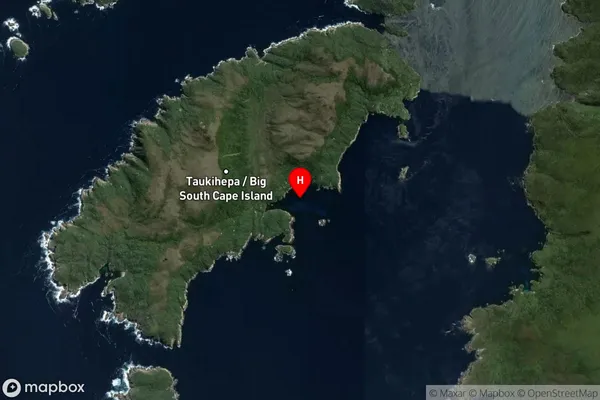 Murderers Cove,Southland Satellite Map