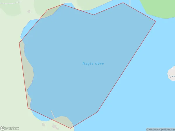 Nagle Cove, Auckland Polygon Area Map