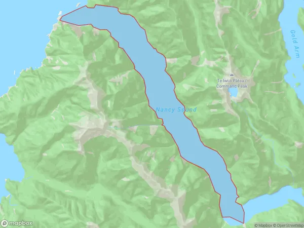 Hinenui / Nancy Sound, Otago Polygon Area Map