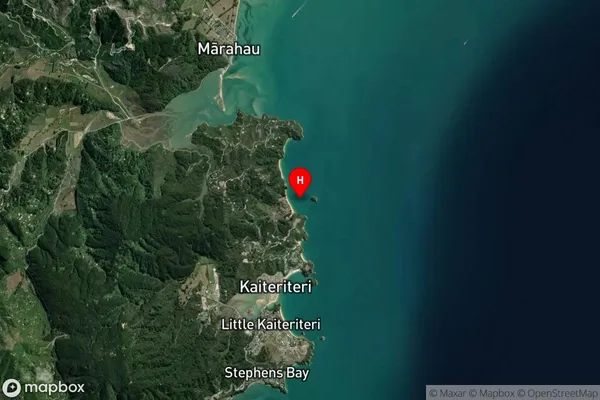 Ngaio Bay,Tasman Satellite Map