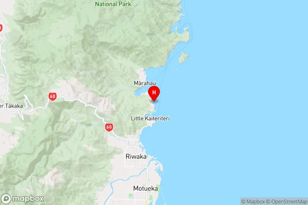 Ngaio Bay,Tasman Region Map