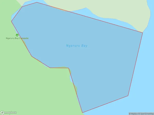 Ngaruru Bay, Marlborough Polygon Area Map