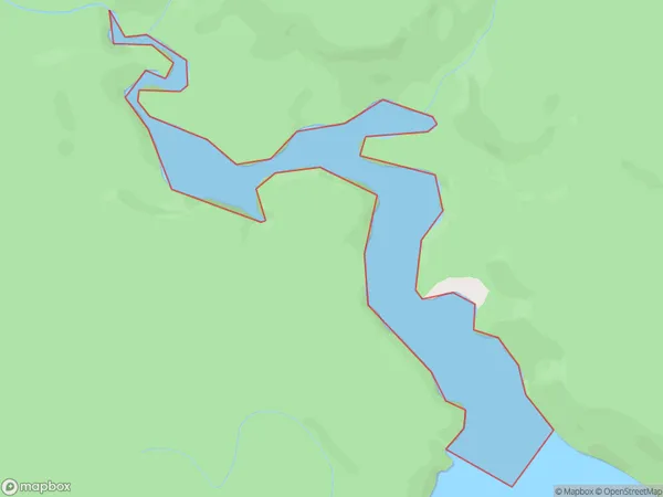 North Arm, Otago Polygon Area Map