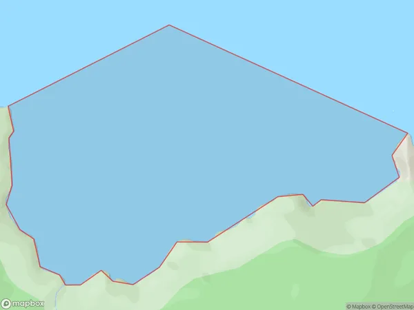 North West Bay, Otago Polygon Area Map