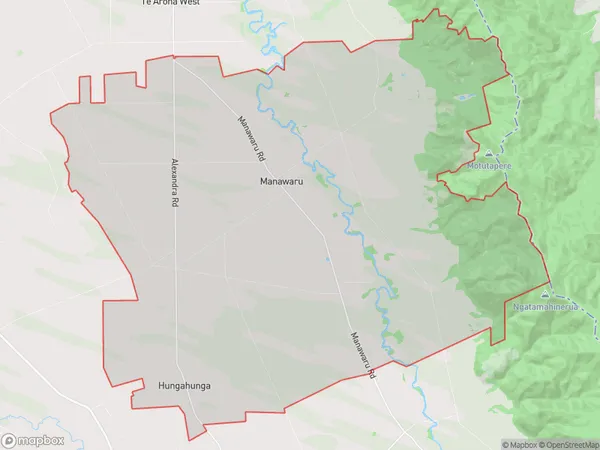 ZipCode 3046 Map for Manawaru