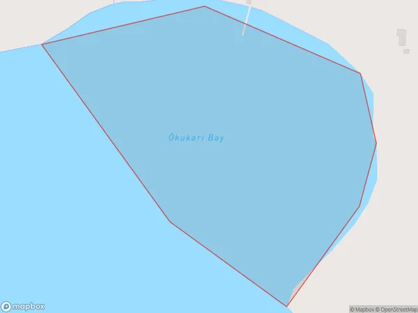 Okukari Bay, Marlborough Polygon Area Map
